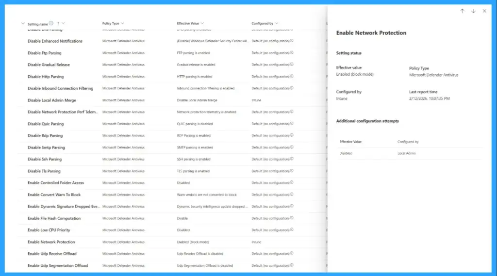 Effective Settings in Defender to Visualize and Troubleshoot Security Enforcement in One Pane - Fig.2 - Creds to MS