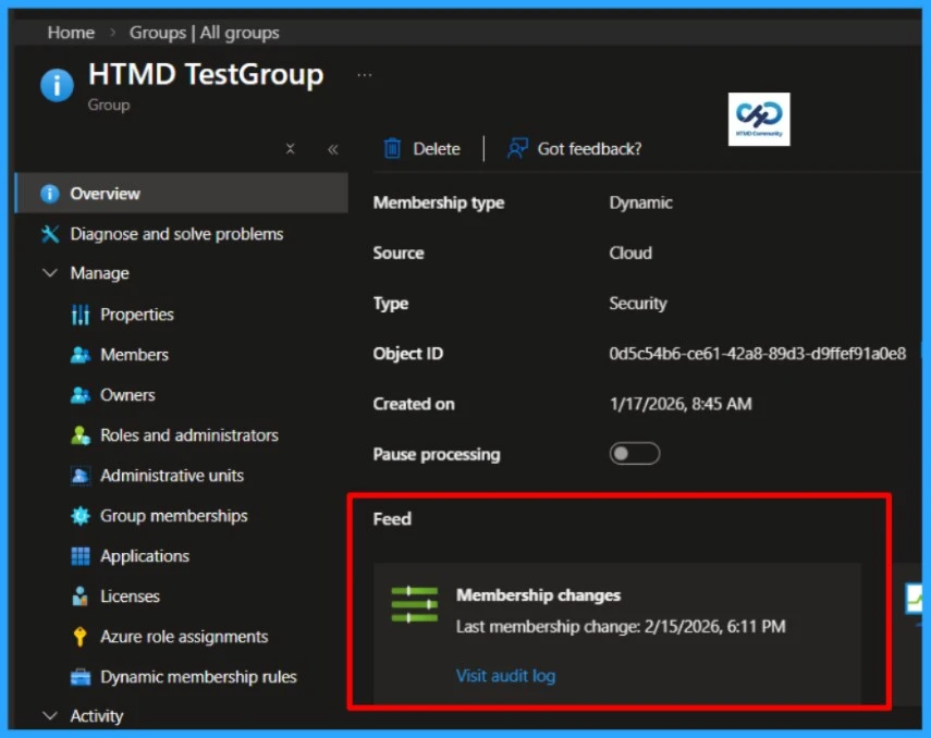 How to Audit Security Dynamic Group Membership Changes Using Microsoft Graph API.Fig.02