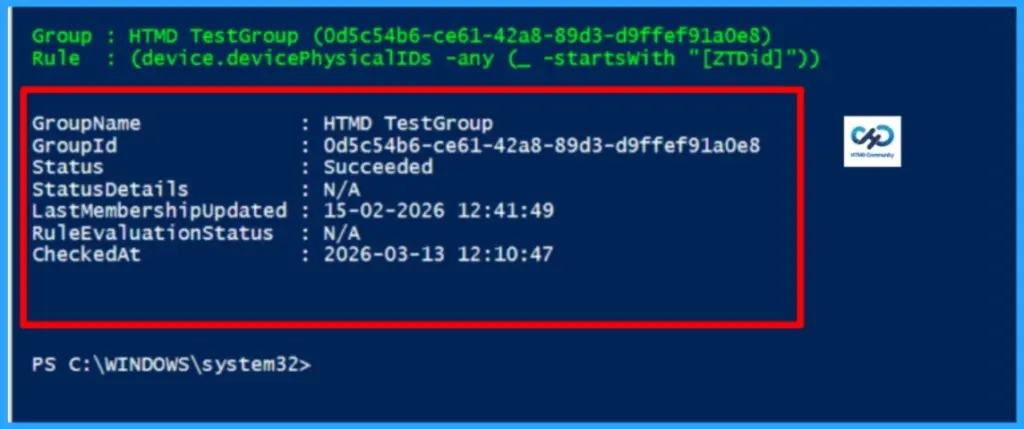 How to Audit Security Dynamic Group Membership Changes Using Microsoft Graph API.Fig.03