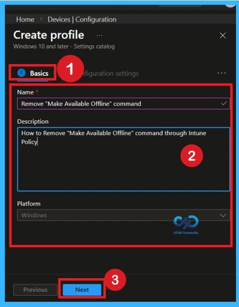 How to Configure Prevent Users from Making Network Files Available Offline using Microsoft Intune 3 How to Configure Prevent Users from Making Network Files Available Offline using Microsoft Intune -Fig.2