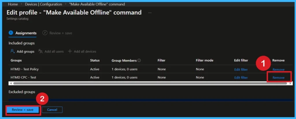 How to Configure Prevent Users from Making Network Files Available Offline using Microsoft Intune 12 How to Configure Prevent Users from Making Network Files Available Offline using Microsoft Intune -Fig.11