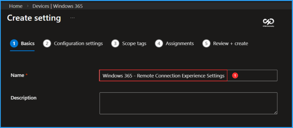How to Create Remote Connection Experience Settings for Windows 365 Cloud PCs. Fig. 2