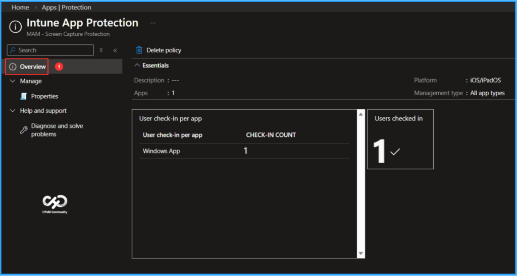 How to Create Screen Capture App Protection Policy for Windows 365 App using Intune. Fig. 10