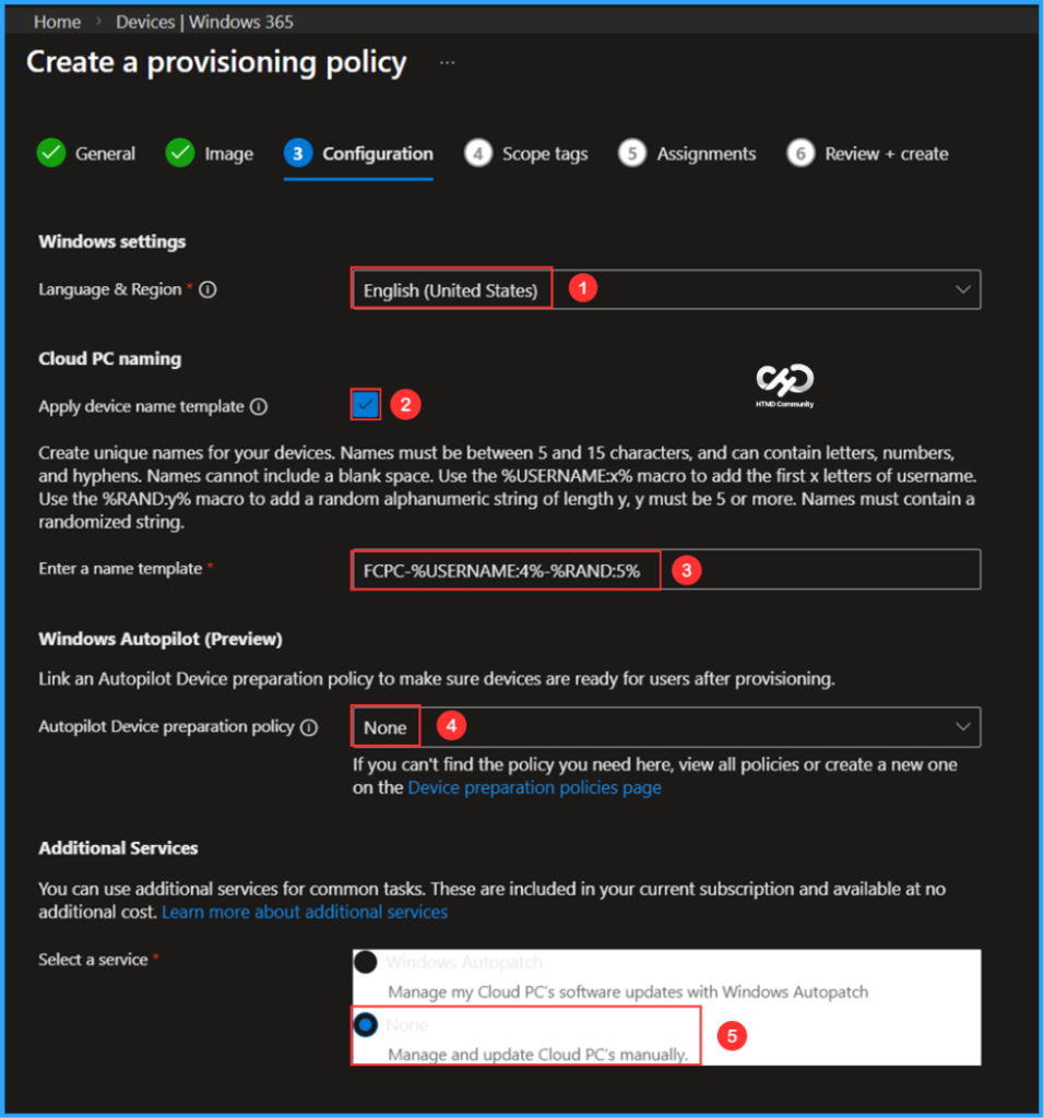How to Create Windows 365 Frontline Dedicated Cloud PCs using Intune. Fig. 4