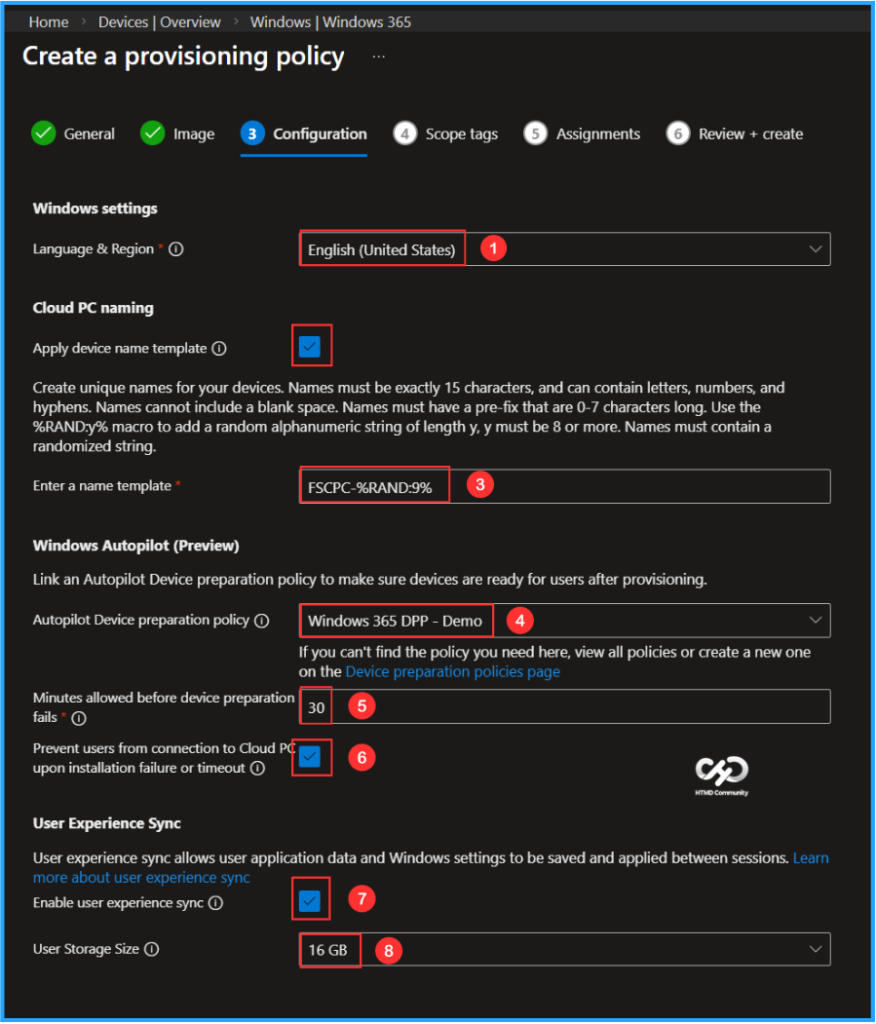 How to Create Windows 365 Frontline Shared Cloud PC using Intune. Fig. 4