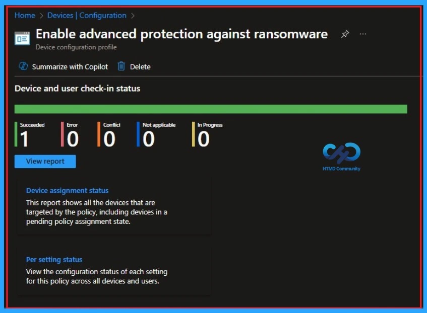 How to Enable Advanced Protection Against Ransomware Rule for Security using Intune 10 How to Enable Advanced Protection Against Ransomware Rule for Security using Intune -Fig.9