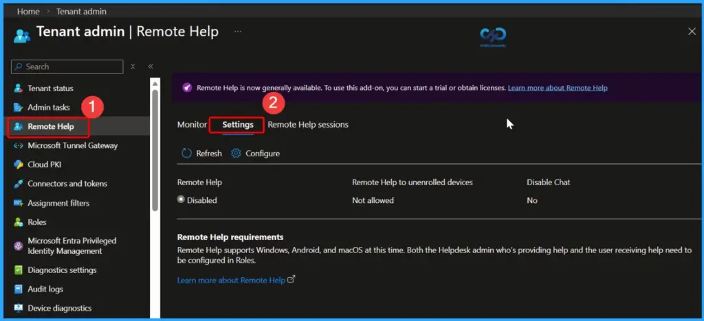 MS Intune Remotely Access Windows Devices without User Interaction using Unattended Remote Help - Fig.3