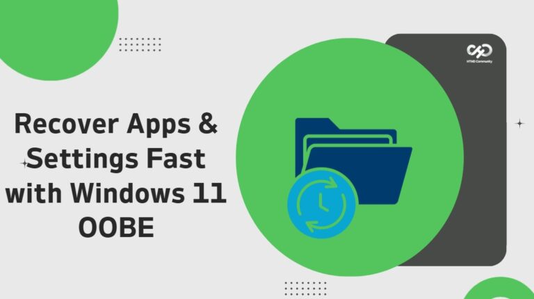 New Windows 11 OOBE Restore Feature Helps Users Recover Apps and Settings Quickly 4