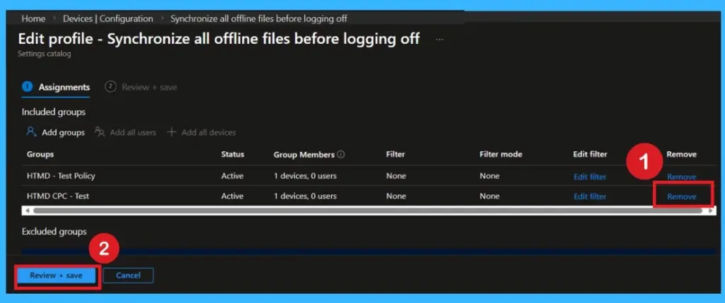How to Control Offline Files Synchronization When Users Log Off using Intune Policy 11 How to Control Offline Files Synchronization When Users Log Off using Intune Policy -Fig.10