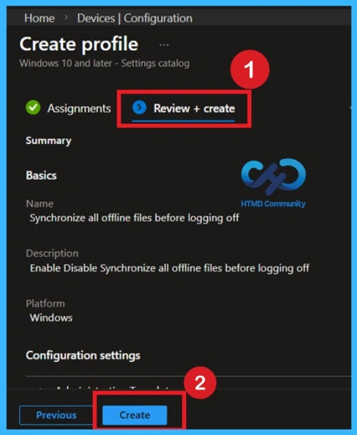 How to Control Offline Files Synchronization When Users Log Off using Intune Policy 9 How to Control Offline Files Synchronization When Users Log Off using Intune Policy -Fig.8