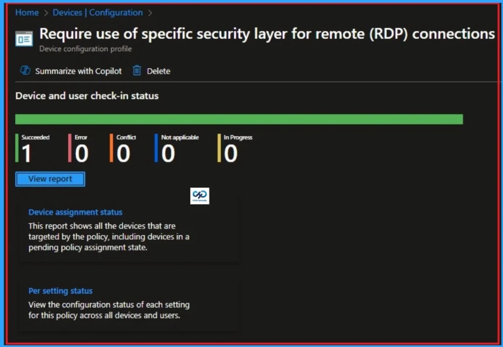 Require use of Specific Security Layer for Remote Connections using Intune 11 Require use of Specific Security Layer for Remote Connections using Intune - Fig.10
