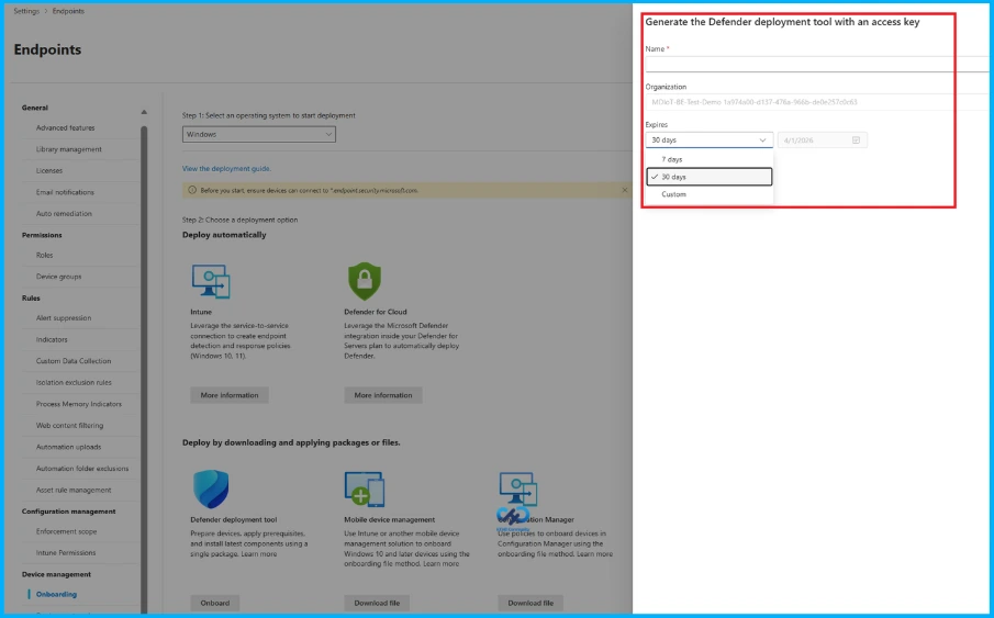MDE Introduces a More Predictable Transparent Secure and Enterprise Ready Onboarding Experience for Windows Devices - Fig.2 creds to Microsoft 