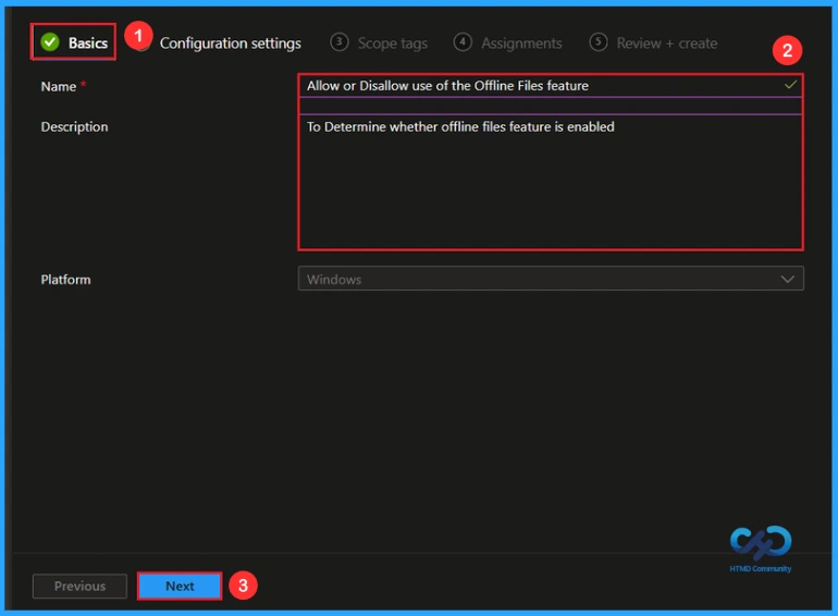 How to Manage Offline Files Feature in Windows using Microsoft Intune 4 How to Manage Offline Files Feature in Windows using Microsoft Intune - Fig.2