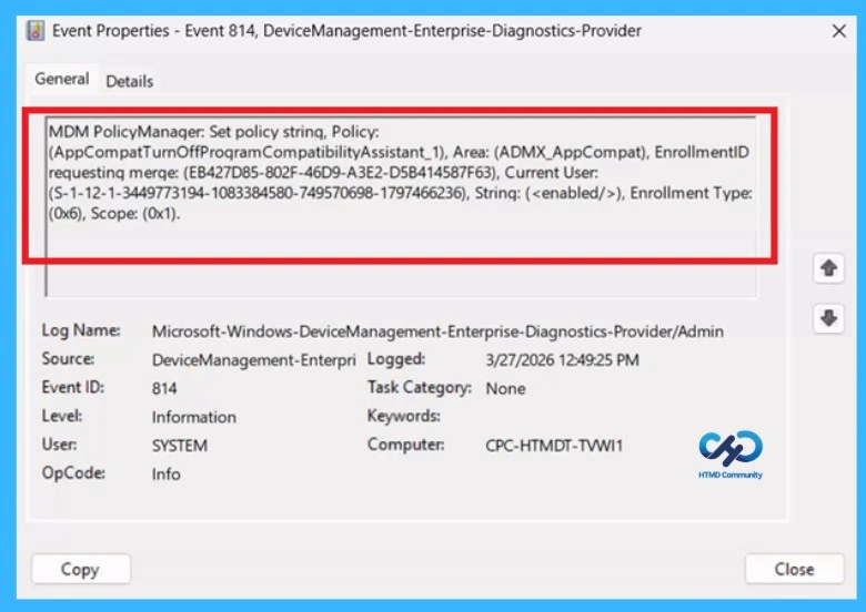 Turn Off Program Compatibility Assistant Configuration using Intune policy -Fig.11