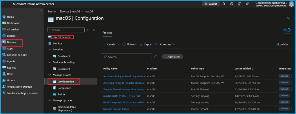 Accelerate your Mac Management Proof of Concepts with Intune my Macs - Fig.2 creds to MS