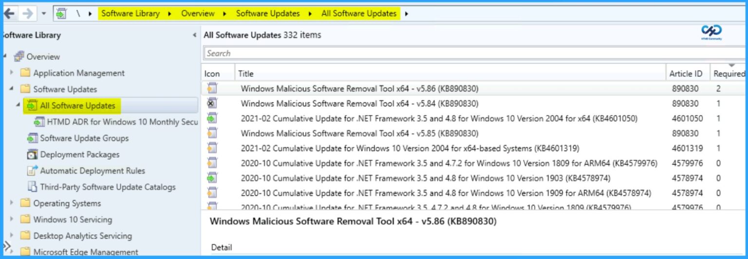 SCCM Patch Software Update Deployment Process Guide
