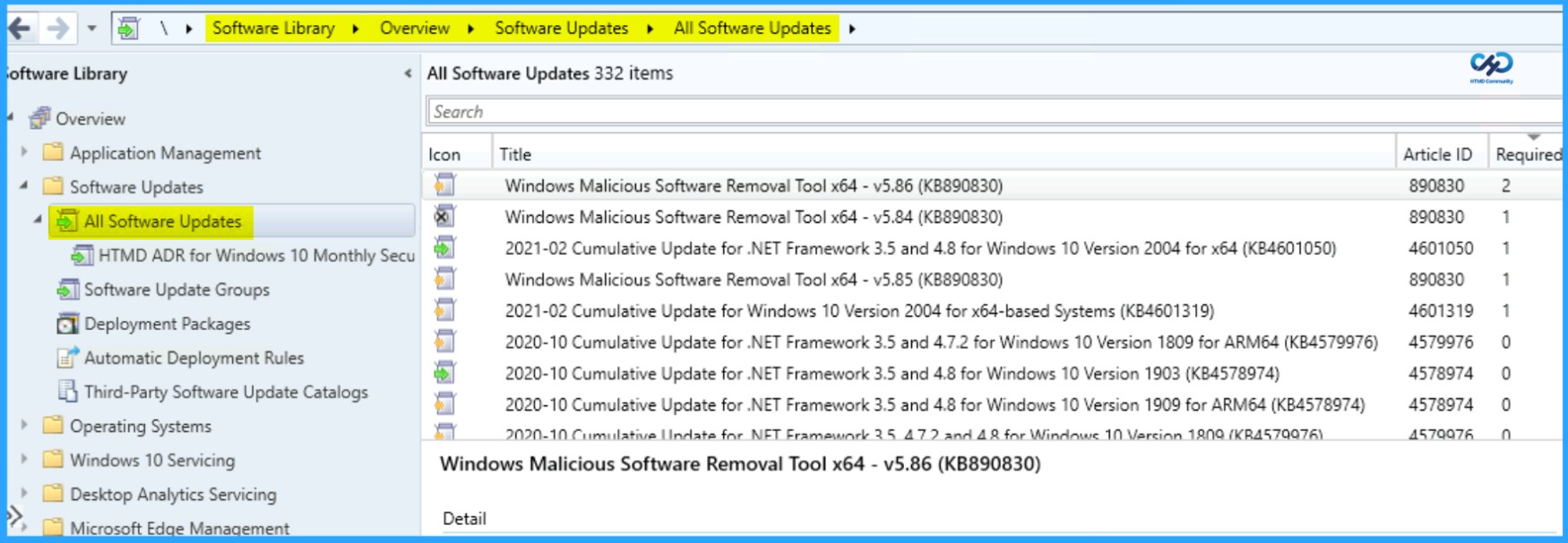 SCCM Patch Software Update Deployment Process Guide