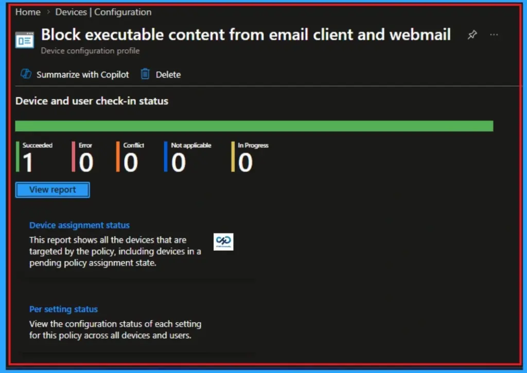 Block Executable Content from Email Client and Webmail in Microsoft Defender using Intune - Fig.9