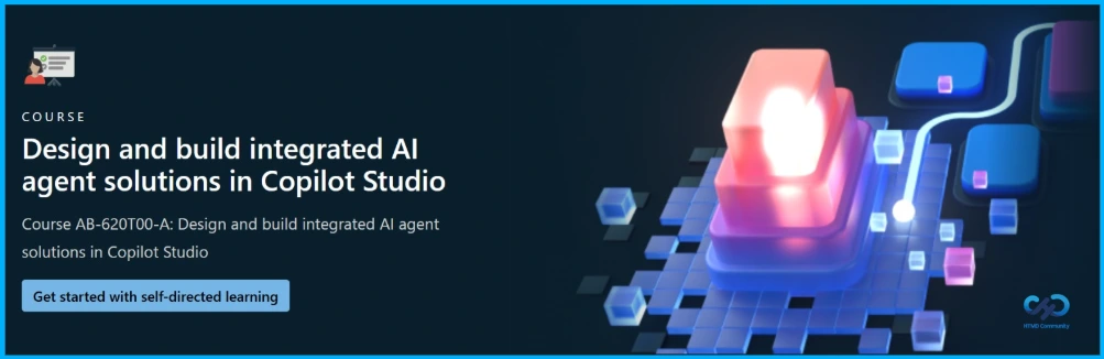 Course AB-620T00-A Design and Build Integrated AI Agent Solutions in Copilot Studio- Fig.1 creds to MS