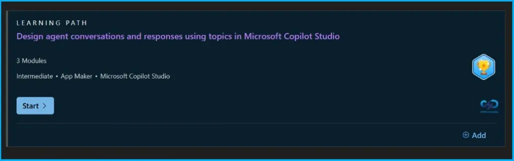Course AB-620T00-A Design and Build Integrated AI Agent Solutions in Copilot Studio- Fig.2 creds to MS