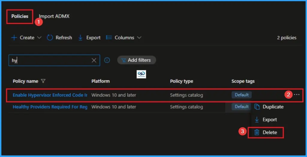 Enable Hypervisor Enforced Code Integrity for Virtualization-Based Security using Intune - Fig.11