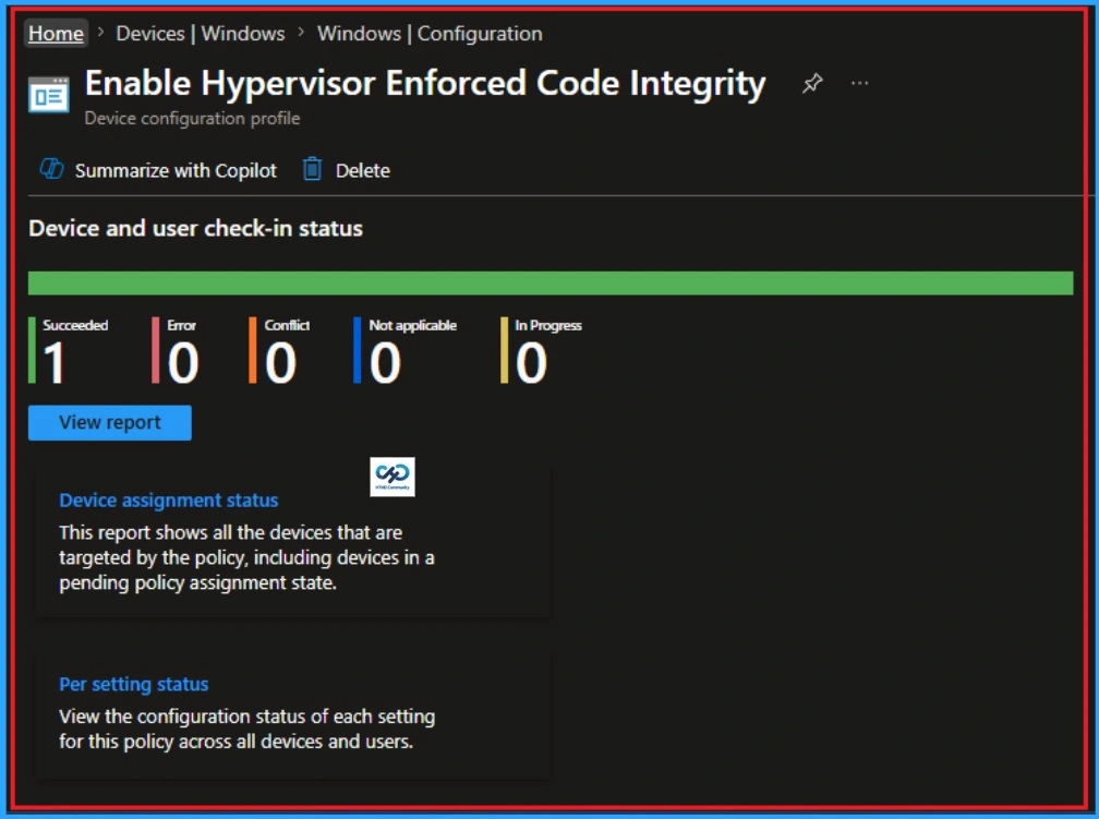 Enable Hypervisor Enforced Code Integrity for Virtualization-Based Security using Intune - Fig.9