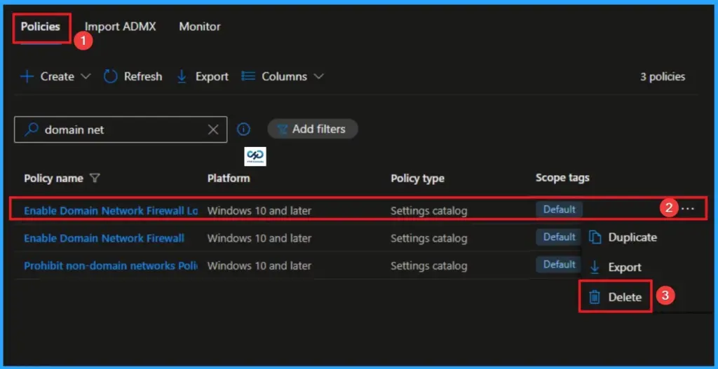 Enable Log Success Connections in Windows Defender Firewall using Intune - Fig.13