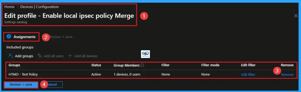 Enforcing Local IPsec Policy Merging for Global Security using Intune 12 Enforcing Local IPsec Policy Merging for Global Security using Intune - Fig.11