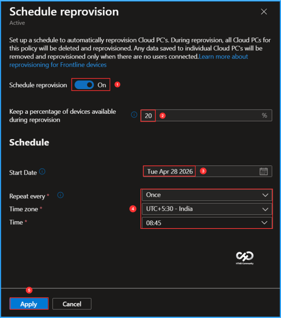 How to Perform Easy Reprovisioning for Windows 365 Frontline Shared Cloud PCs. Fig. 7