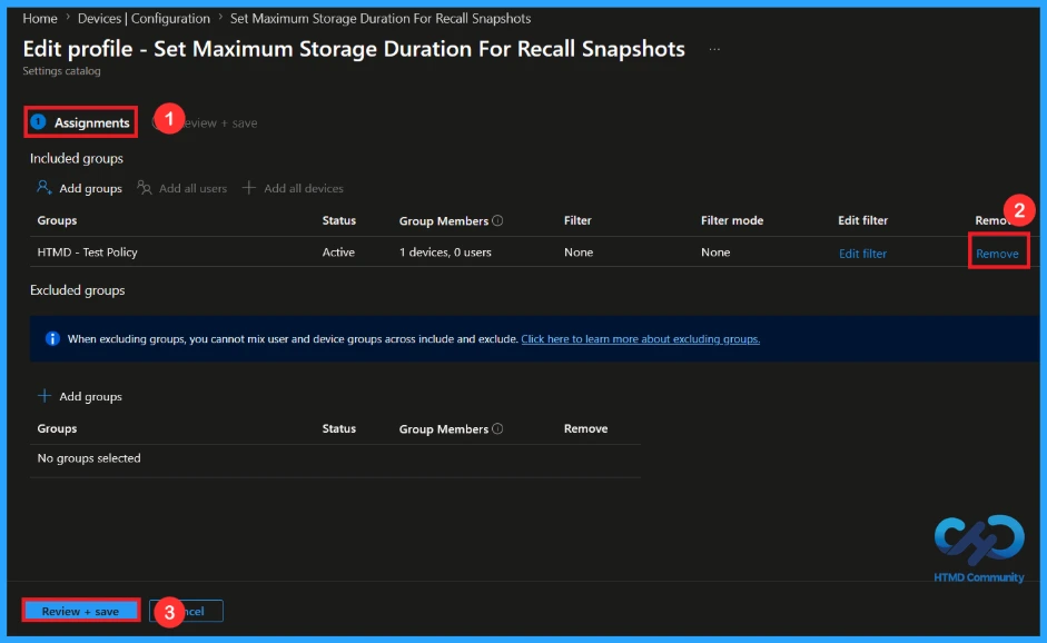 How to Set Maximum Storage Duration for Recall Snapshots on Windows 11 using Intune 15 How to Set Maximum Storage Duration for Recall Snapshots on Windows 11 using Intune - Fig.13