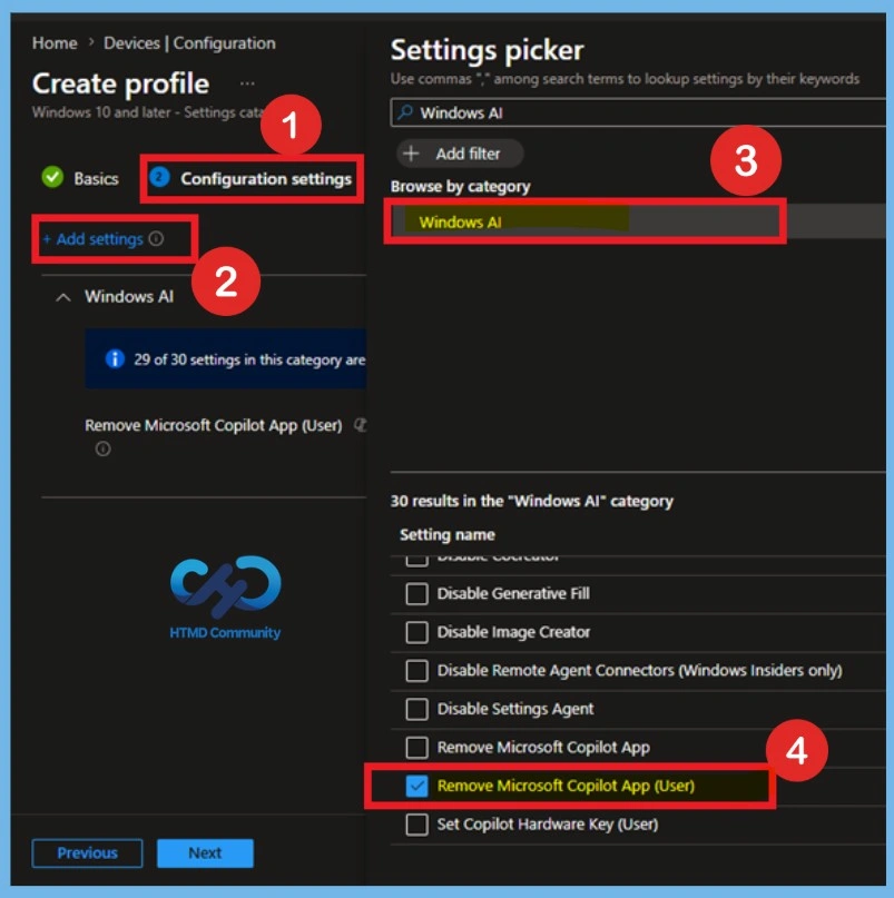 Intune Policy Now Allows Automatic Removal of Unused Copilot App 3
