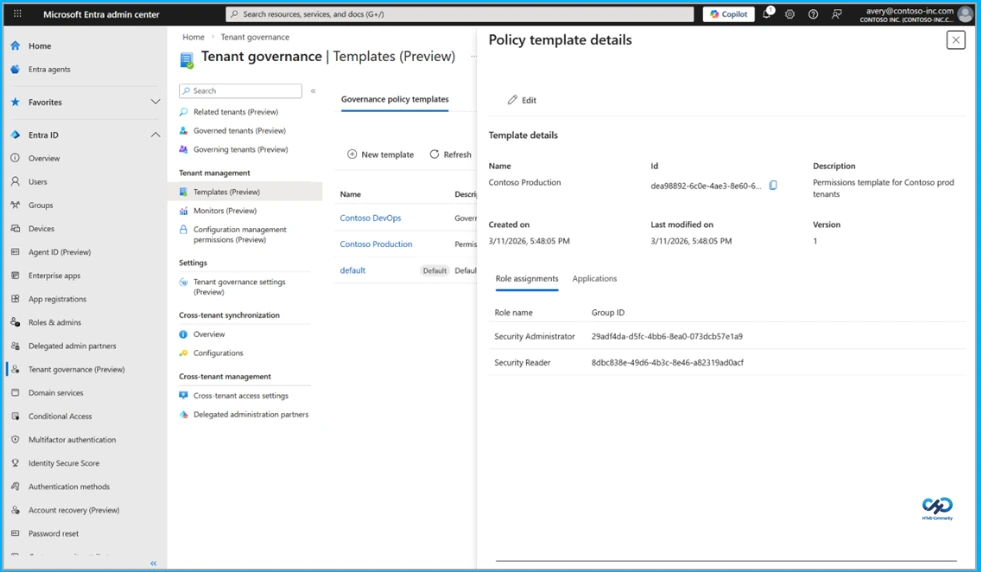 Microsoft Entra Tenant Governance for Secure Multi-Tenant Environments at Scale - Fig.3 creds to MS