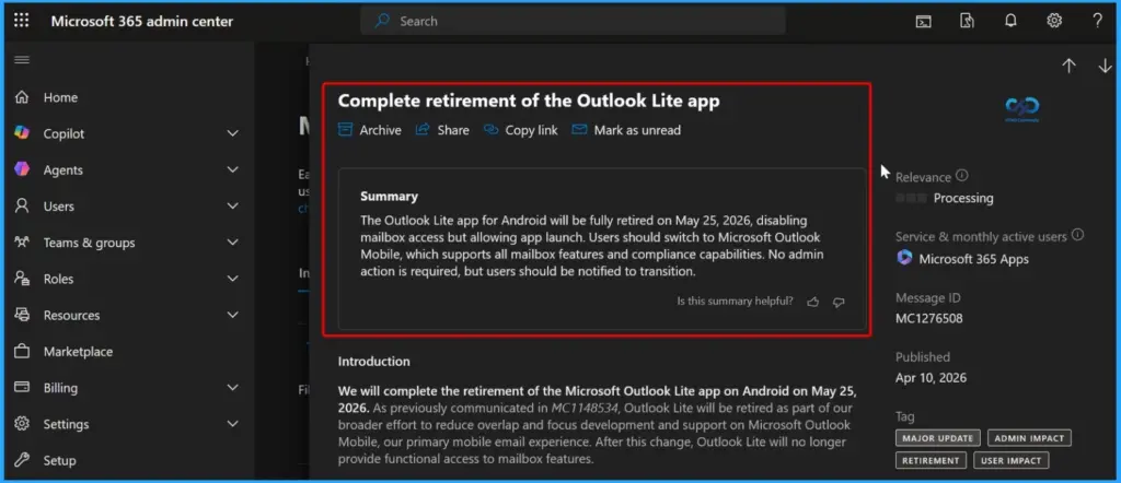 Microsoft Retires Outlook Lite for Android by May 2026 - Fig.1