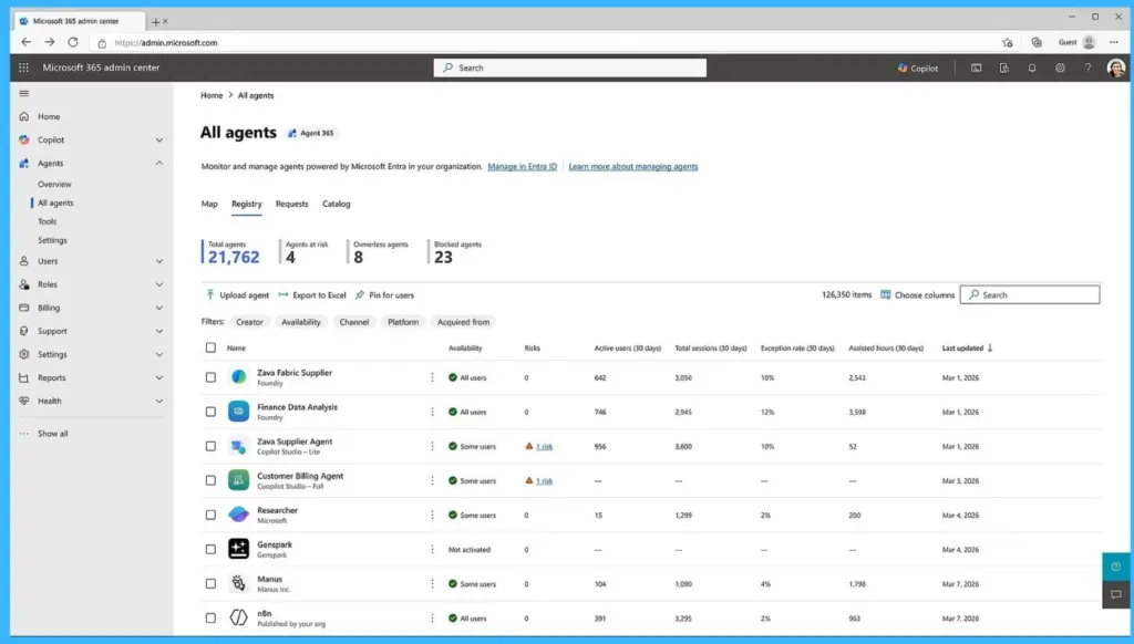 What’s New in Microsoft Entra Agent ID for Managing and Governing AI Agents at Scale - Fig.1 Creds to MS