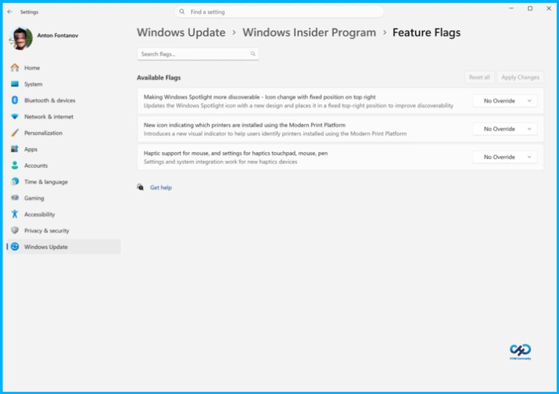 Windows Insider Channel Names changed to Experimental Beta and Release Preview - Fig.3  creds to MS