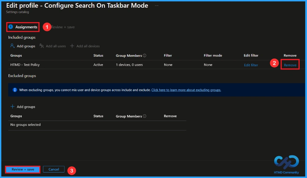 How to Control Search Settings on Windows Taskbar using Intune Policy 15 How to Control Search Settings on Windows Taskbar using Intune Policy - Fig.13
