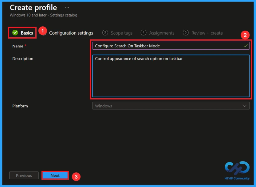 How to Control Search Settings on Windows Taskbar using Intune Policy 5 How to Control Search Settings on Windows Taskbar using Intune Policy - Fig.3