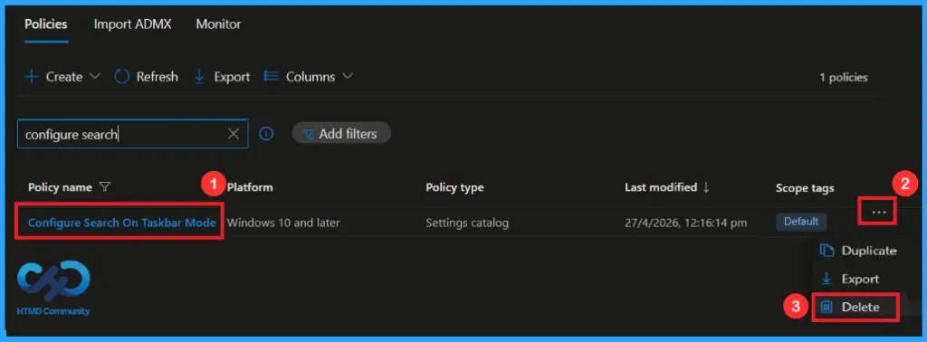 How to Control Search Settings on Windows Taskbar using Intune Policy 16 How to Control Search Settings on Windows Taskbar using Intune Policy - Fig.14
