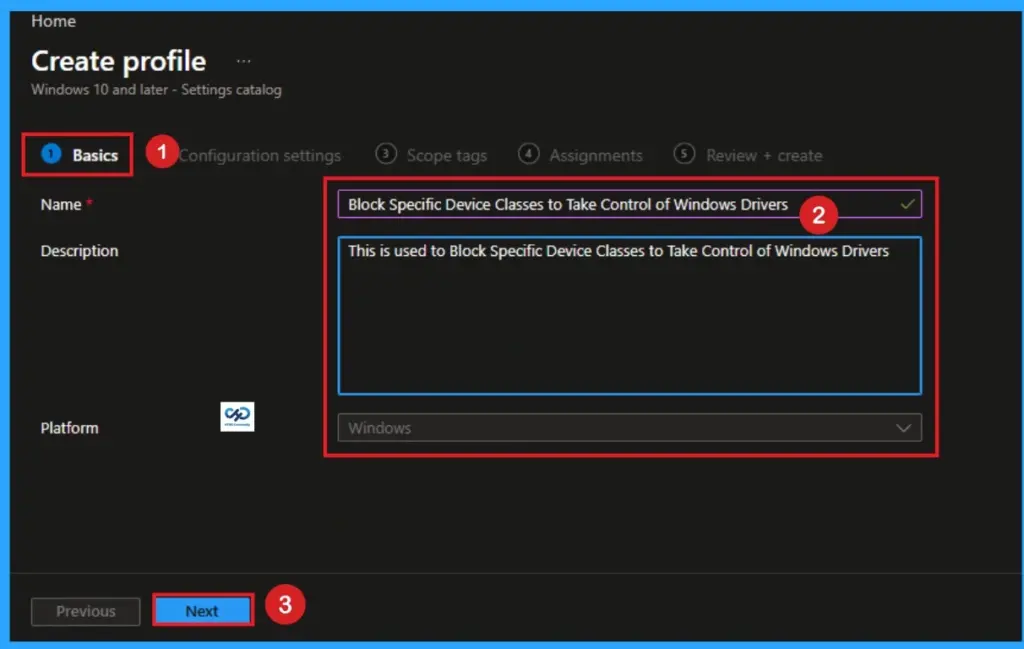 Block Specific Device Classes to Take Control of Windows Drivers using Intune 4 Block Specific Device Classes to Take Control of Windows Drivers using Intune - Fig.3