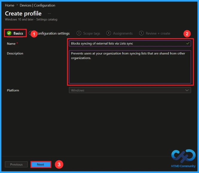 How to Block Syncing of External List Via Lists Sync using Intune 4 How to Block Syncing of External List Via Lists Sync using Intune - Fig.3