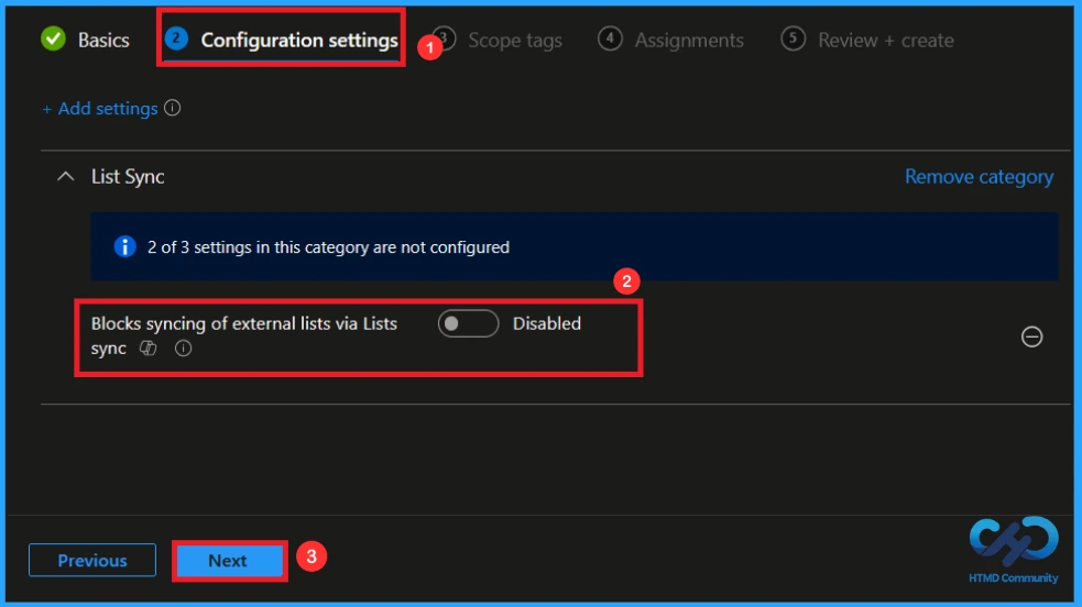 How to Block Syncing of External List Via Lists Sync using Intune 6 How to Block Syncing of External List Via Lists Sync using Intune - Fig.5