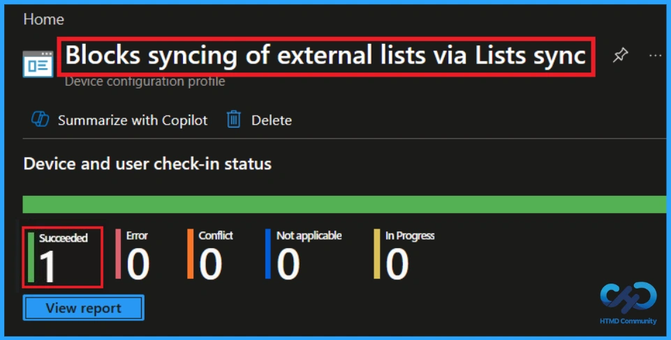 How to Block Syncing of External List Via Lists Sync using Intune 11 How to Block Syncing of External List Via Lists Sync using Intune - Fig.10