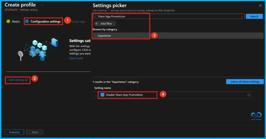 How to Disable Promotional Apps in Windows Share Sheet using Intune 4 Control Promotional Apps in the Windows Share Sheet using Intune - Fig.3