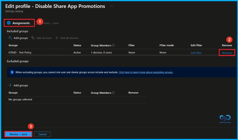 How to Disable Promotional Apps in Windows Share Sheet using Intune 13 Control Promotional Apps in the Windows Share Sheet using Intune - Fig.12