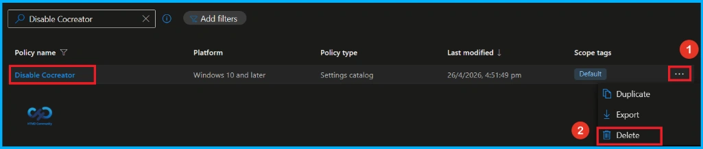 Controlling Cocreator Access in Windows Paint using Microsoft Intune - Fig.13