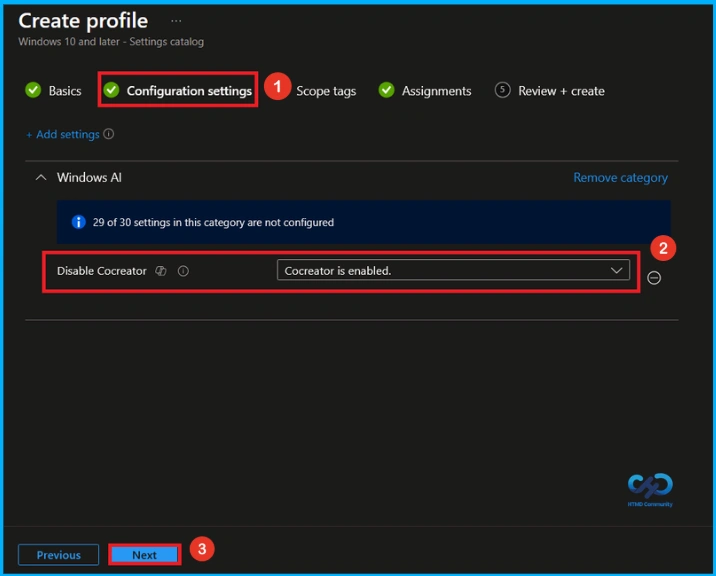 Controlling Cocreator Access in Windows Paint using Microsoft Intune - Fig.4