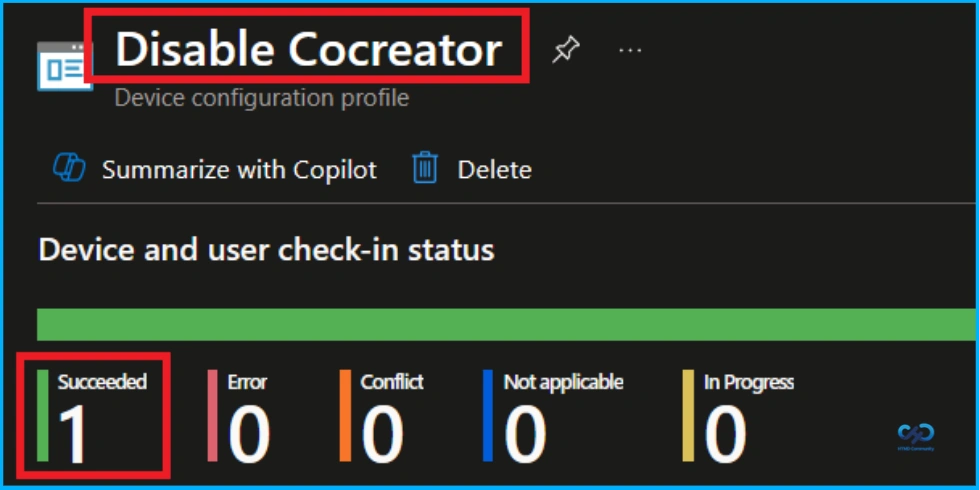 Controlling Cocreator Access in Windows Paint using Microsoft Intune - Fig.9