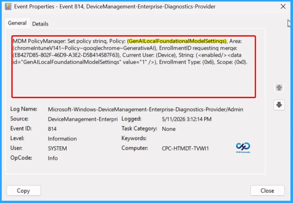 Disable Automatic Download of GenAI Mode in Google Chrome with an Intune Settings Catalog Policy - Fig.12