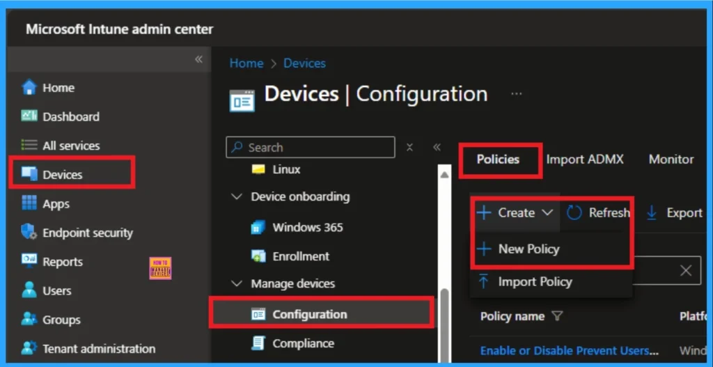 Enable Print Spooler Redirection Guard Option using Intune - Fig.1