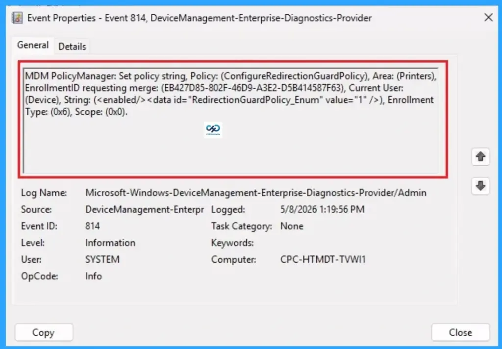 Enable Print Spooler Redirection Guard Option using Intune - Fig.11